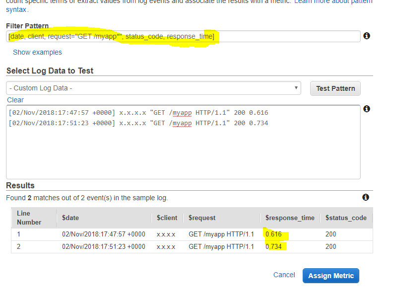 Metrics Example