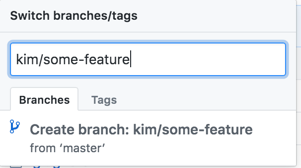 create branch