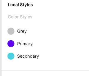 Color Styles